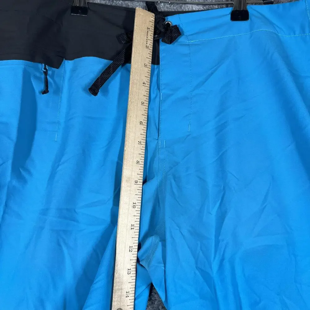 Patagonia Shorts Mens 36 Blue Board Shorts Swim Trunks Drawstring Back Pocket